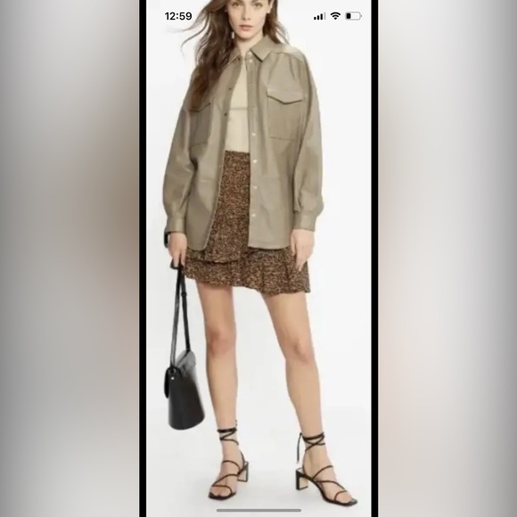 Ted Baker London Adellyn Frill Tiered Mini Skirt Ted SZ 5 US 12 NWT $225 - Picture 2 of 6